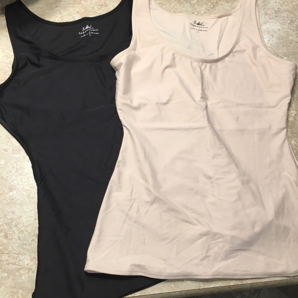 Two yes Two Tape Measure Camisoles - Large